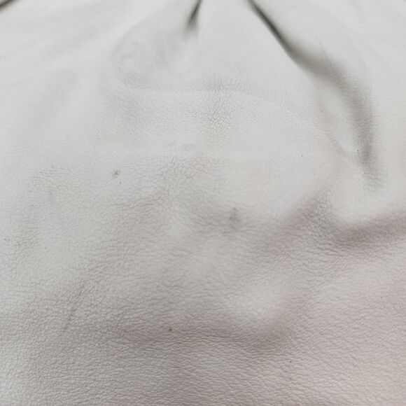 Coach F17605 Ashley Leather Hippie Bag Cross Body Purse White Silver Shoulder - Picture 4 of 16